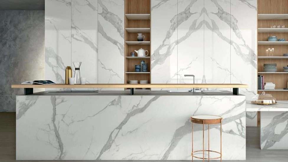 Cabinet top and ceramic counter