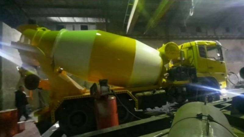 Mixer for transporting concrete, Centrac Mixer