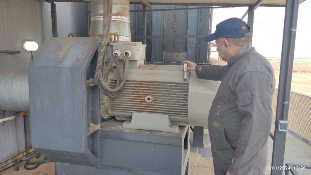 Fan balance in place