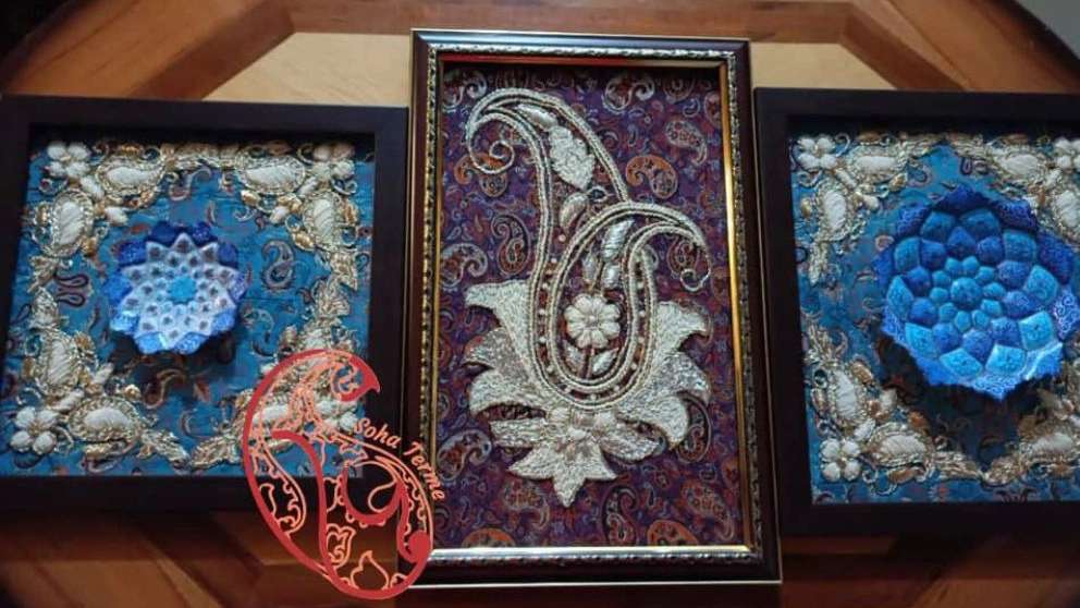 Cashmere embroidery school and workshop