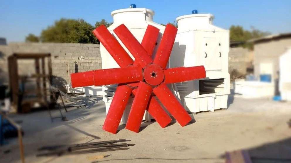 Cooling tower, cold ventilation
