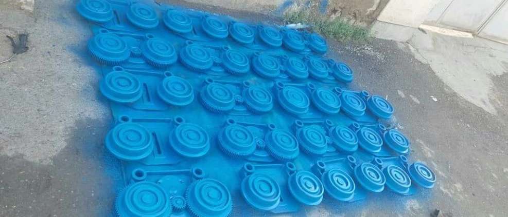 Construction and repair of crane parts