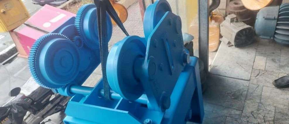 Construction and repair of crane parts