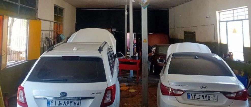 Black Benz Soltani ambulance