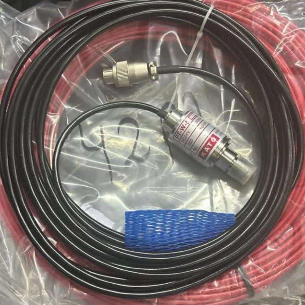 Installation of Kato crane optical fiber cable