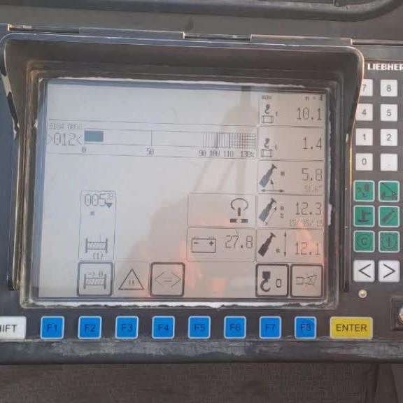 Liebherr crane monitor repair and operation