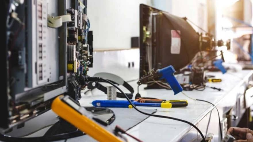 Specialized repairs of new TVs
