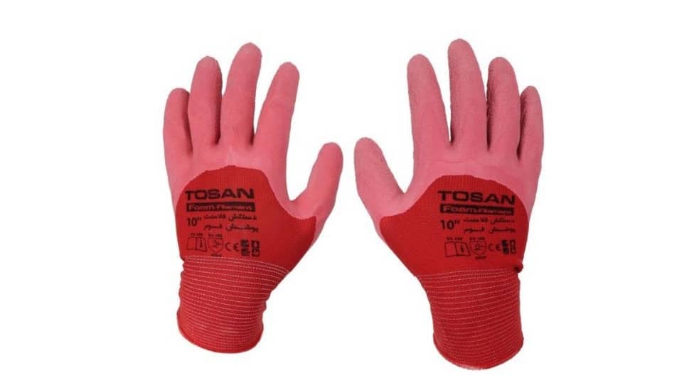 Work clothes and safe gloves