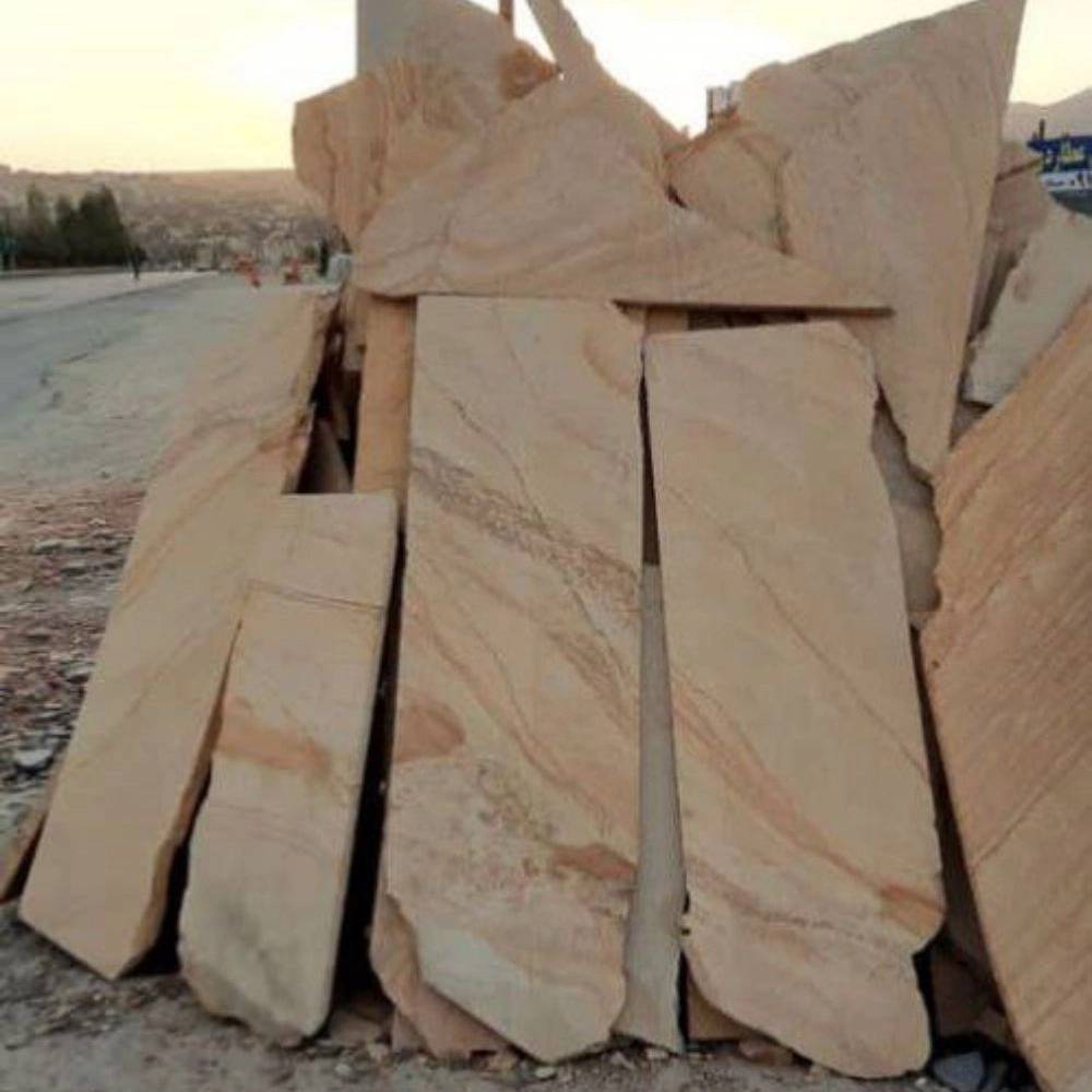لاشه سنگ و سنگ ورقه ای مصالح رجبیان در دماوند تهران