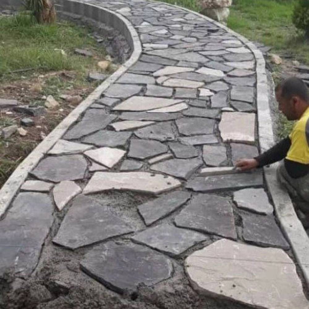 لاشه سنگ و سنگ ورقه ای مصالح رجبیان در دماوند تهران