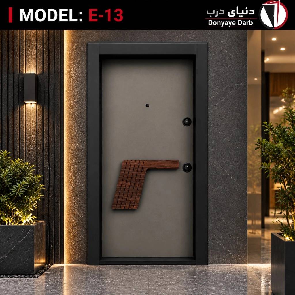 ساختار داخلی درب ضد سرقت با ورق فولادی