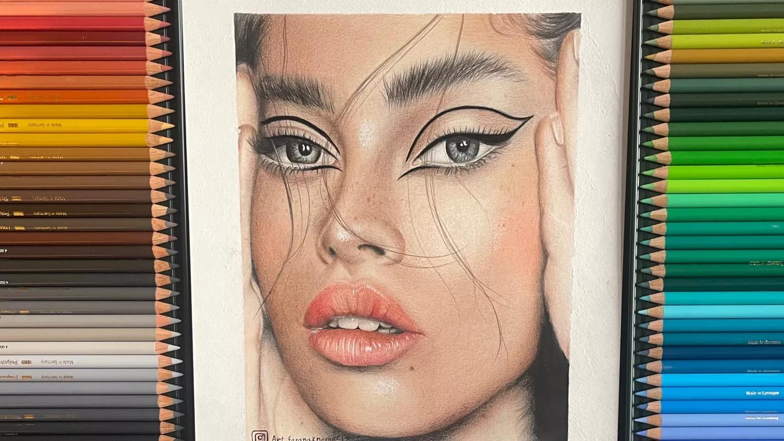 مجموعة متنوعة من التقنيات في الرسم