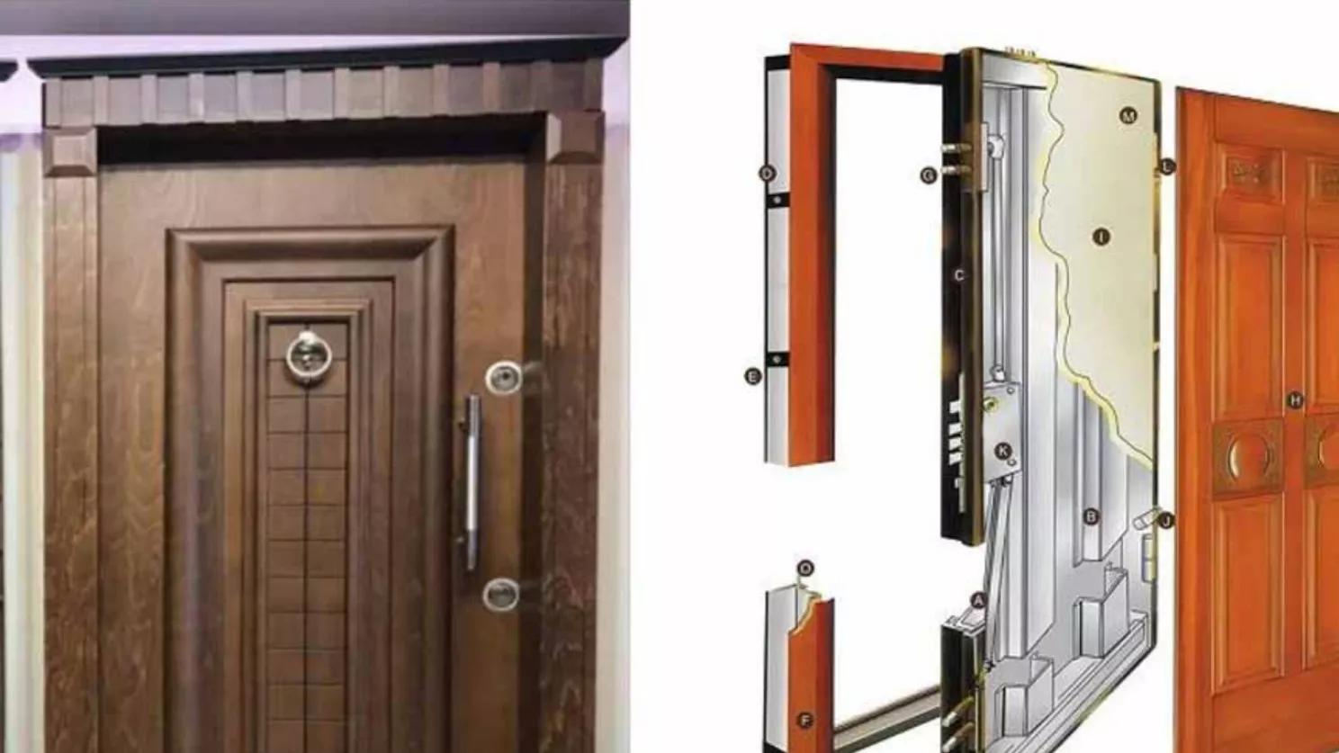 The steps of making an anti-theft door