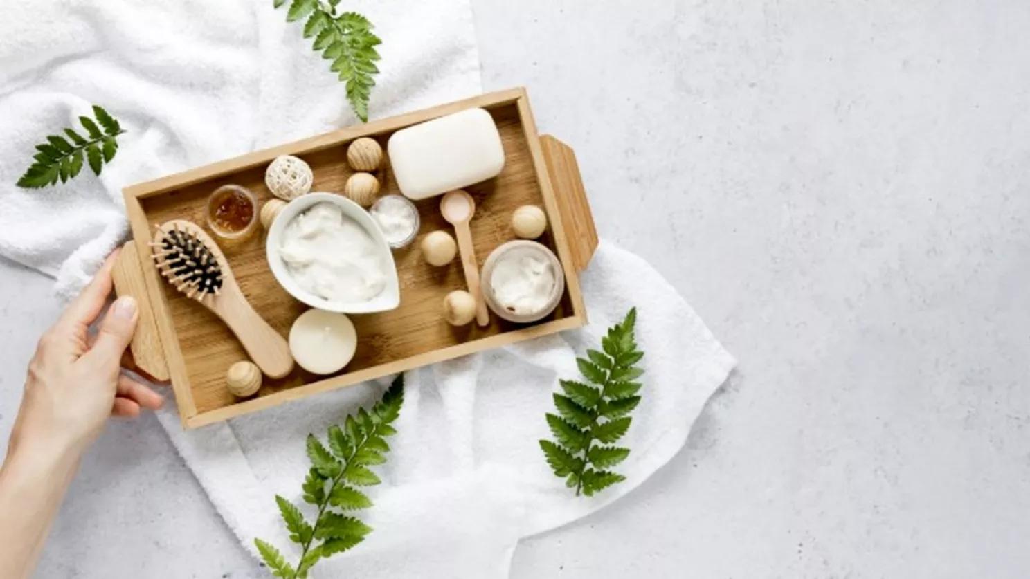 the need to use skin and hair care products; Appreciate health!