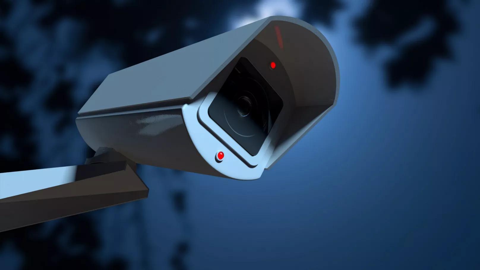 كاميرا CCTV مع رؤية ليلية (IR)