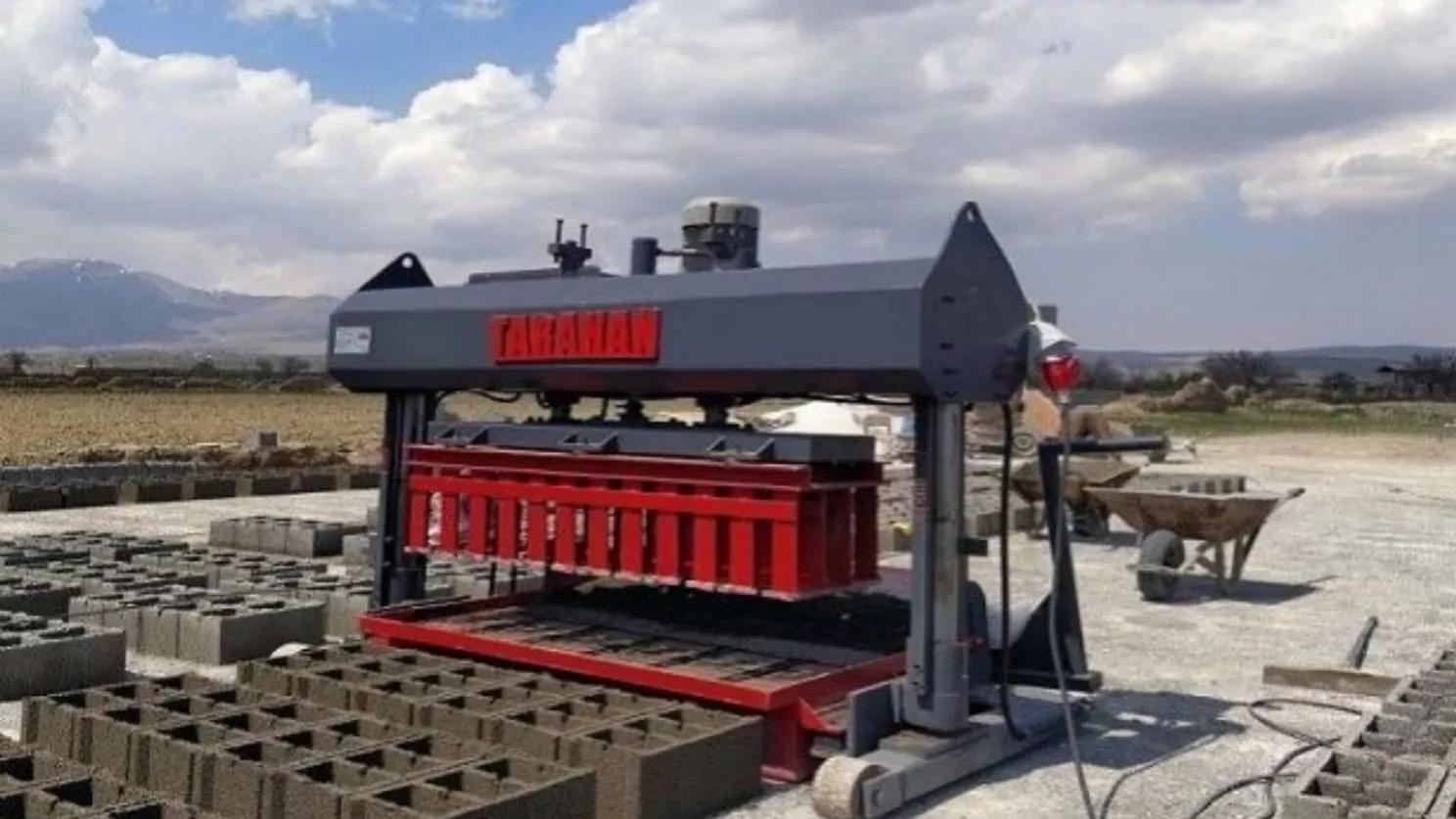 Performance of concrete block production machines