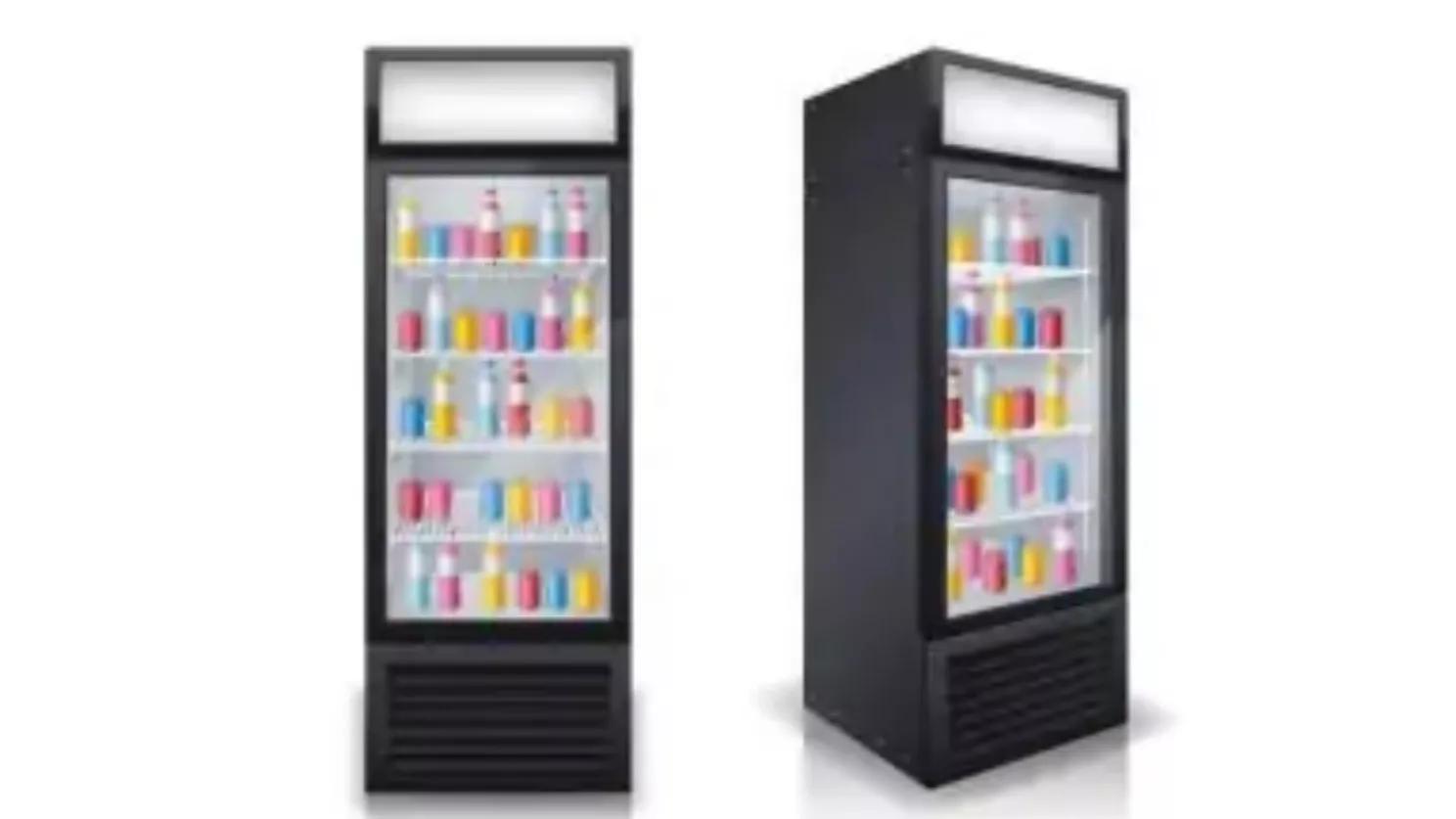 Types of standing showcase refrigerators