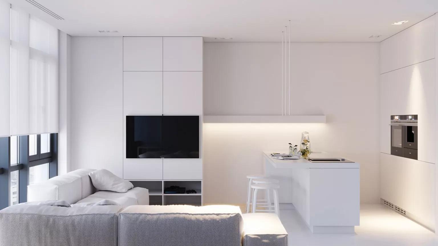 Minimal style and home decoration design in the style of minimalism