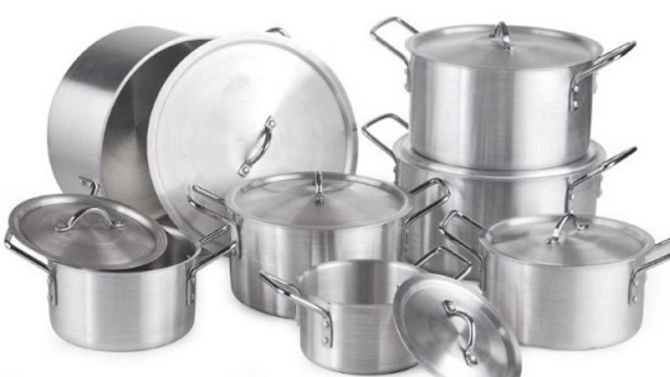 What are the black spots on aluminum containers?