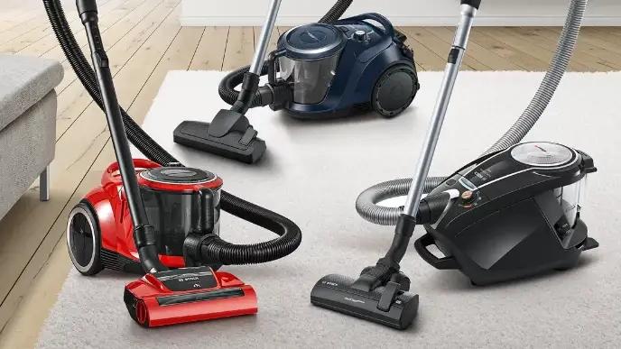 Different models of household vacuum cleaners