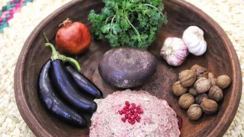 Different flavors on a colorful table