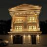 Stonework services for the modern Roman facade of Kamal stonework in Qeshm