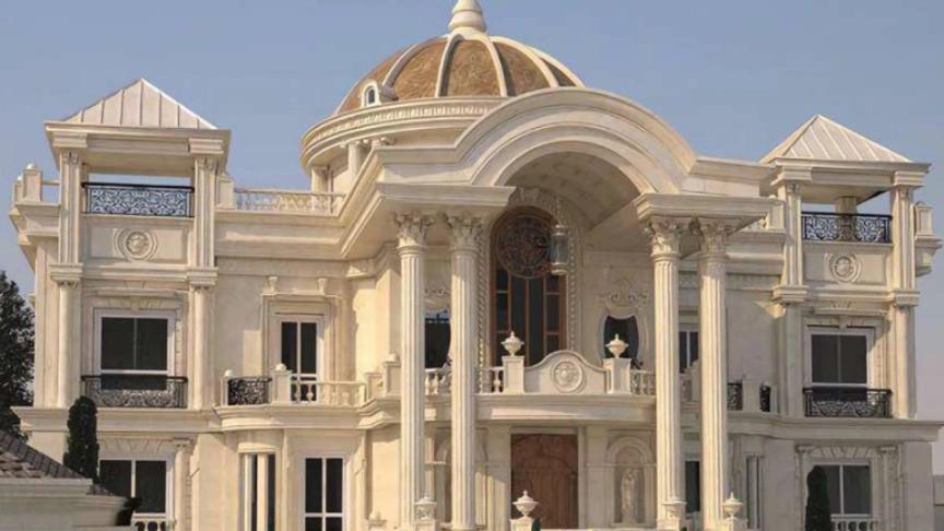 Types of Roman facade of the building