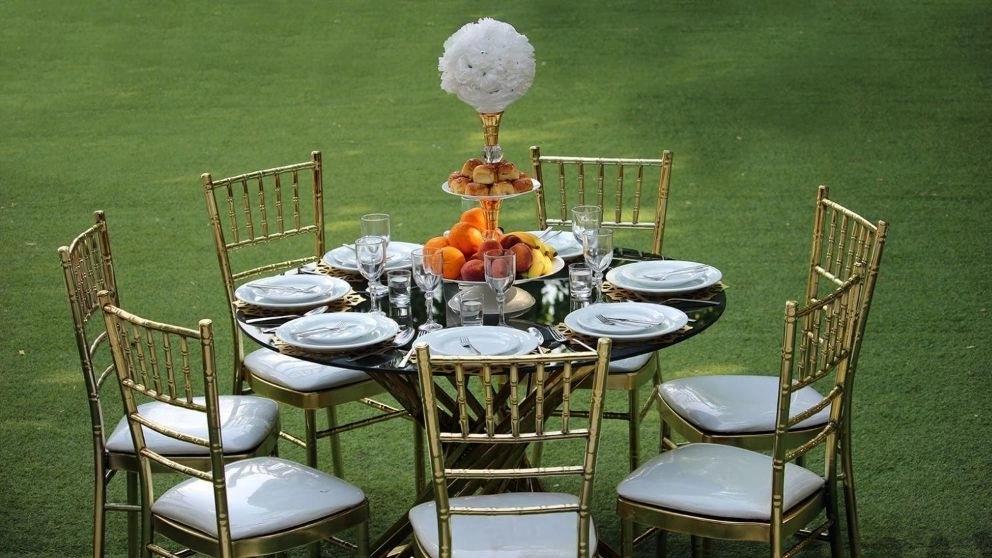 Renting tables and chairs suitable for gatherings
