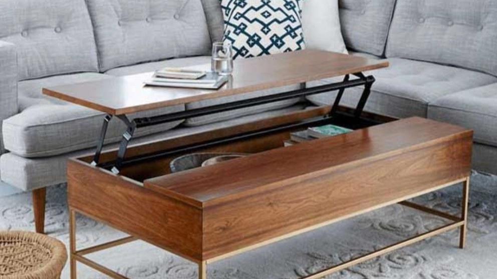 Types of wooden sofa tables in terms of materials, shapes, models and styles