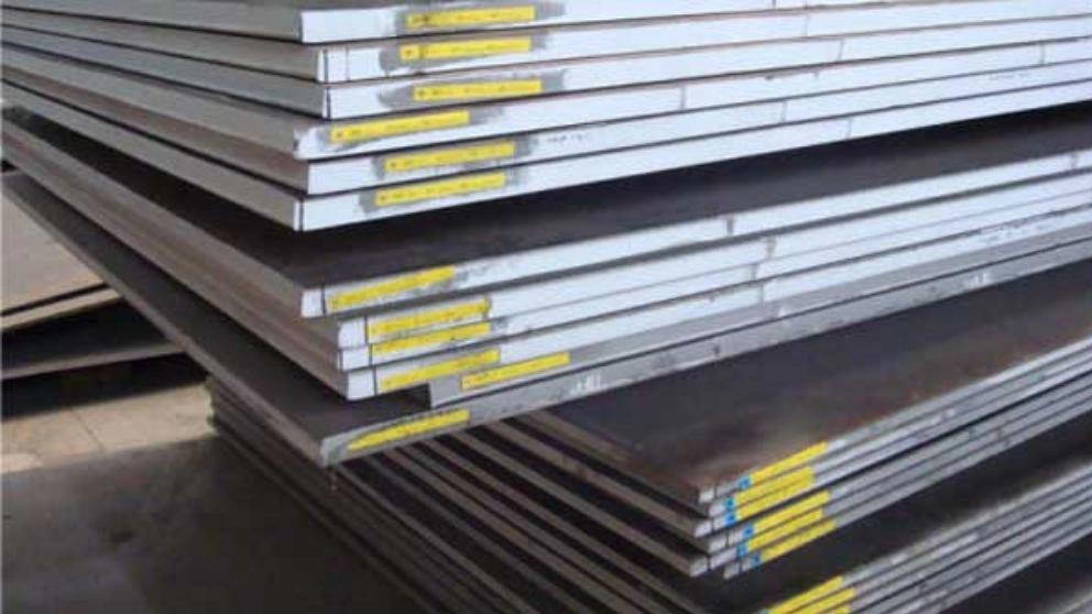 Refractory steel sheet