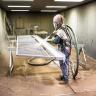 Authoritative sandblasting on campus