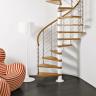 Design and implementation of round stairs and duplex and decorative stairs in Iran Steer in Tehran