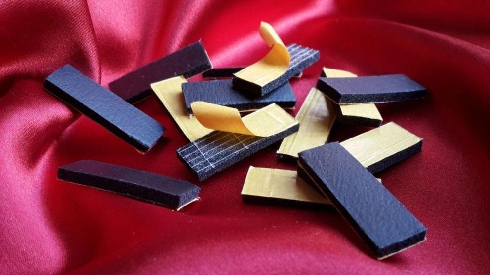 Types of foam with adhesive back