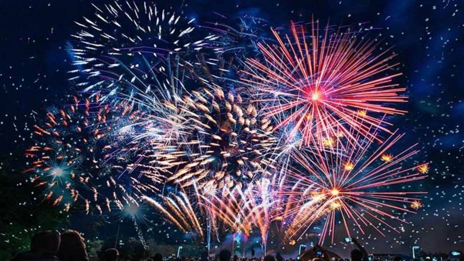 All types of wedding fireworks