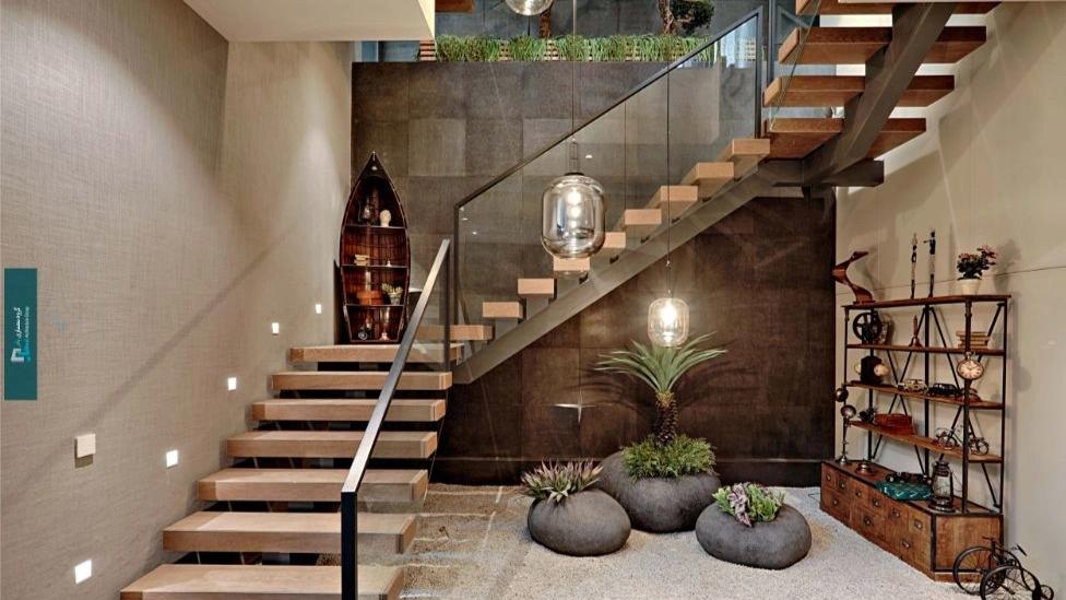 Modern duplex staircase