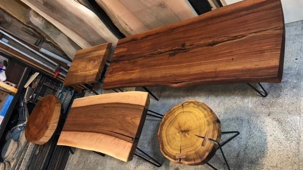 What is wood slab?