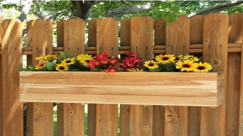 Traditional wooden fence