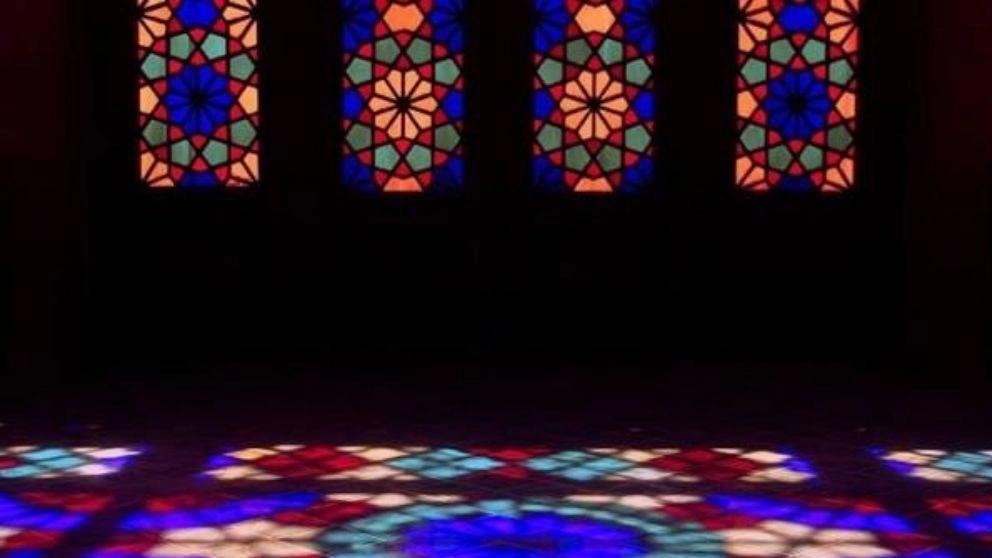 The use of colored glass