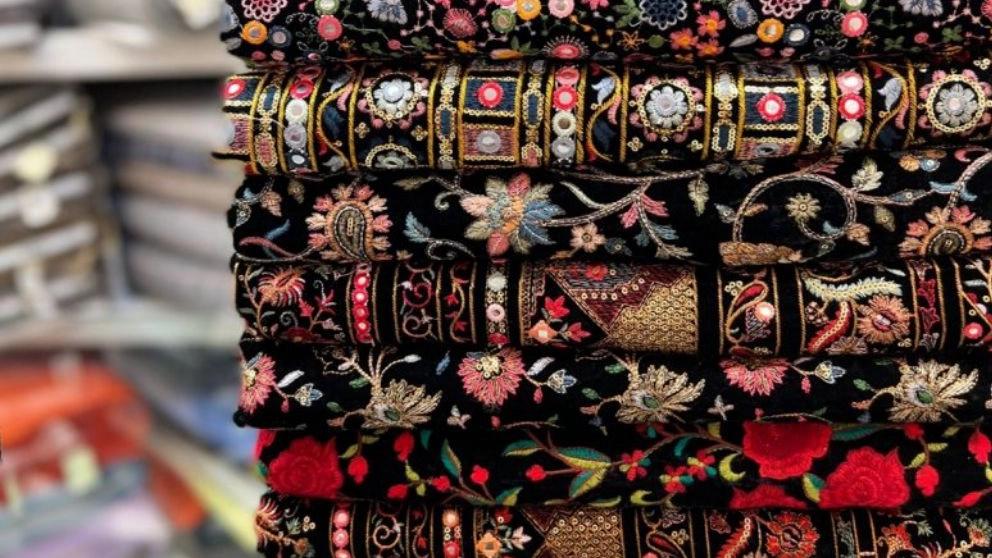 Chabahar needlework velvet