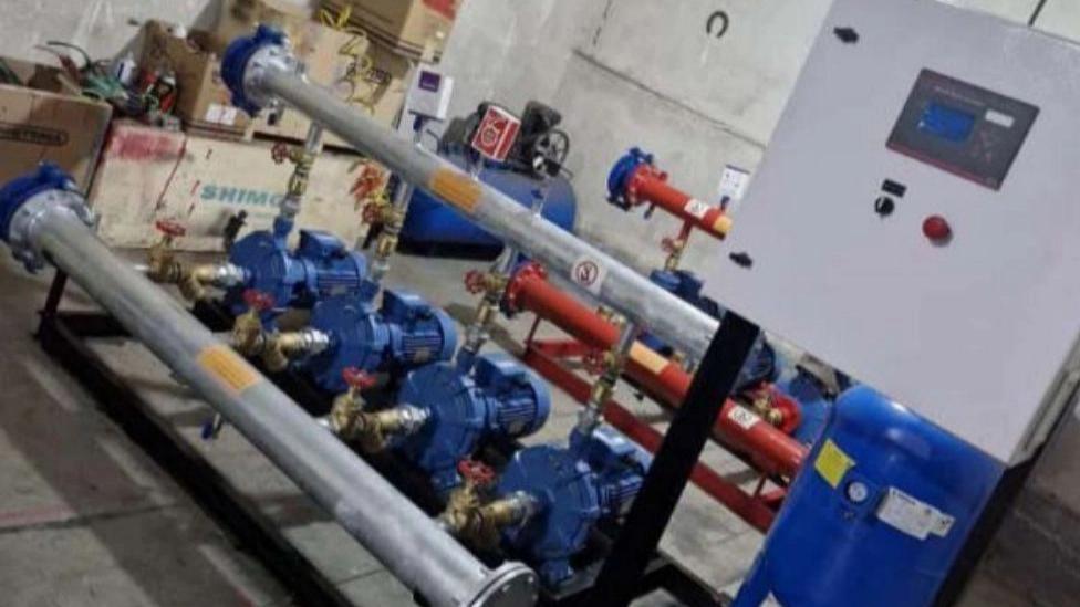 Tahran'da su temini pompası güçlendiricisi