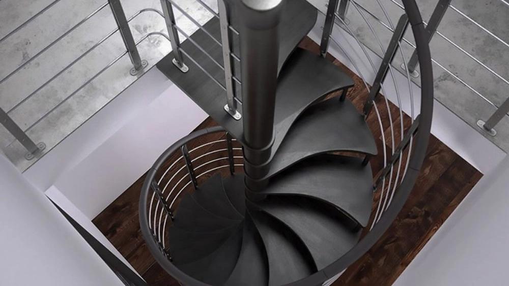 Spiral stairs and round stairs