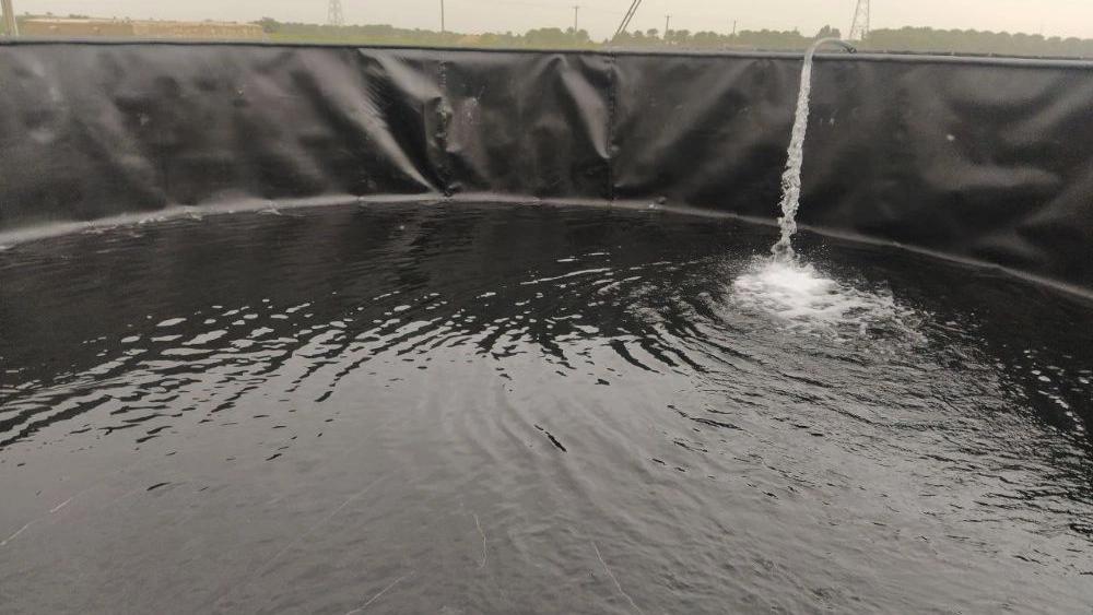 Dense fish breeding in prefabricated ponds
