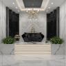 Ceramics and slabs of masters, implementation of adhesive tiles between cabinets and grout in Golpayegan