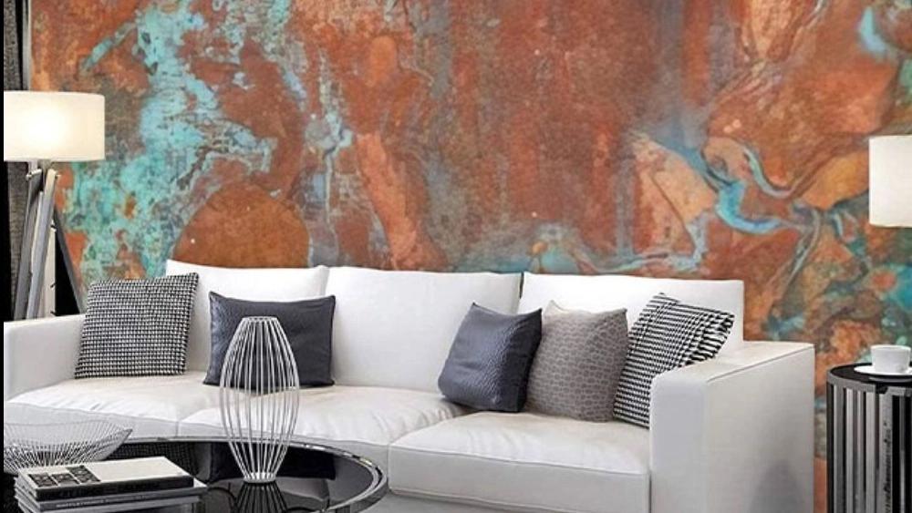 Application of patina work in interior decoration