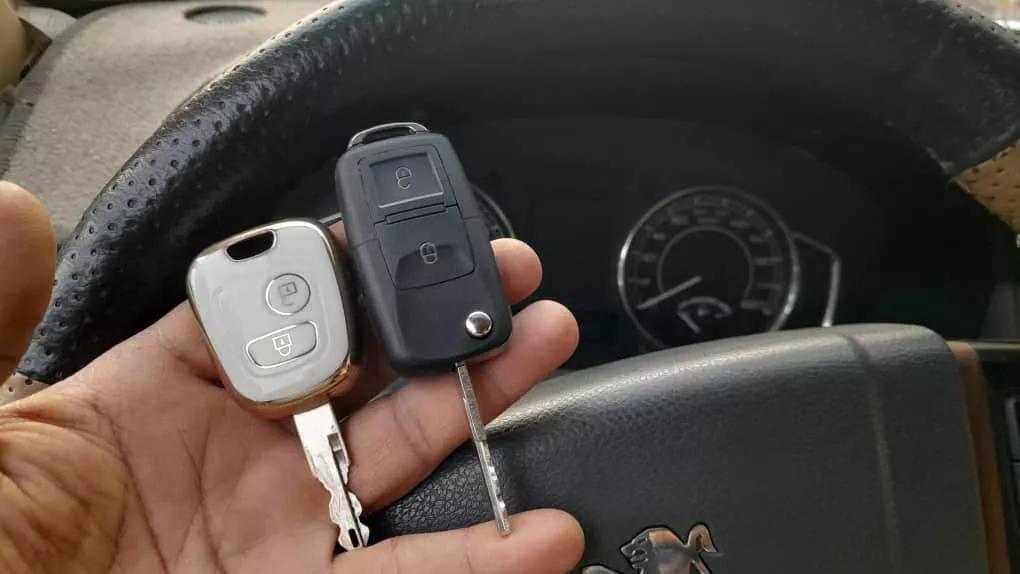 Making Peugeot folding remote and spare key