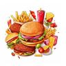 Fast food at Chek station in Yasouj
