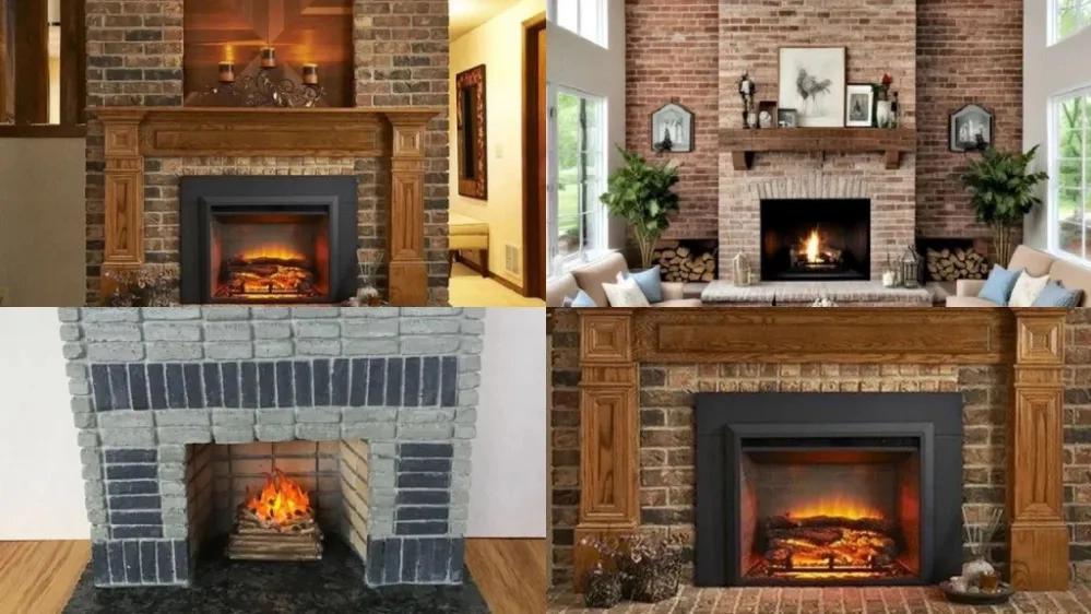 Types of modern fireplaces in terms of appearance