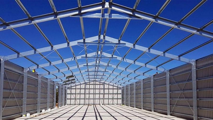 Construction of steel structures and niches in Ray Tehran