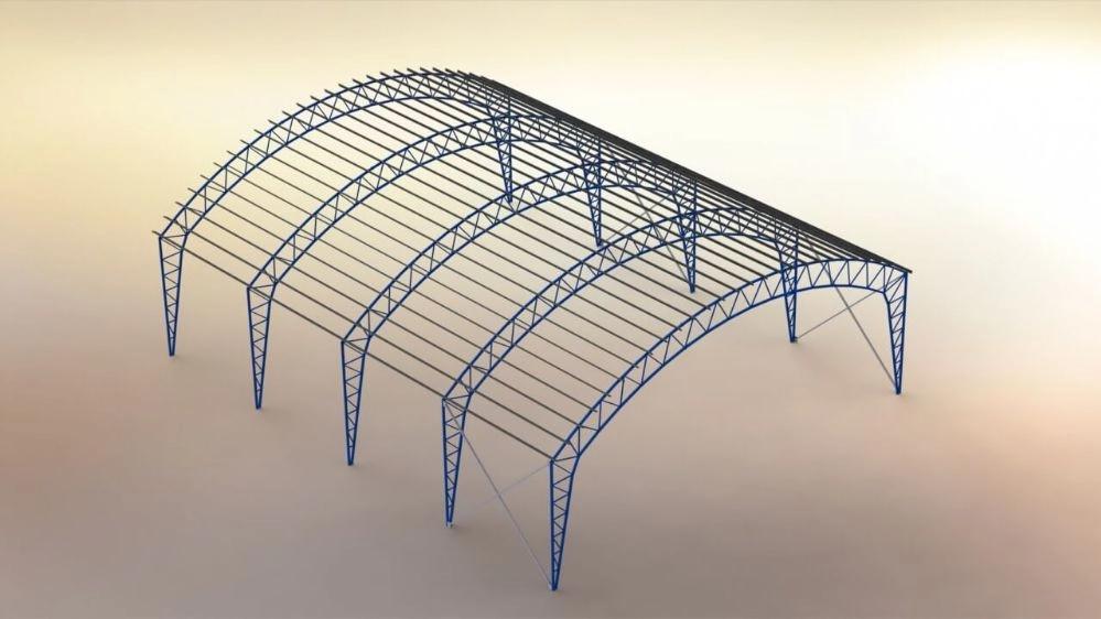 Implementation of steel structures in Shahreza