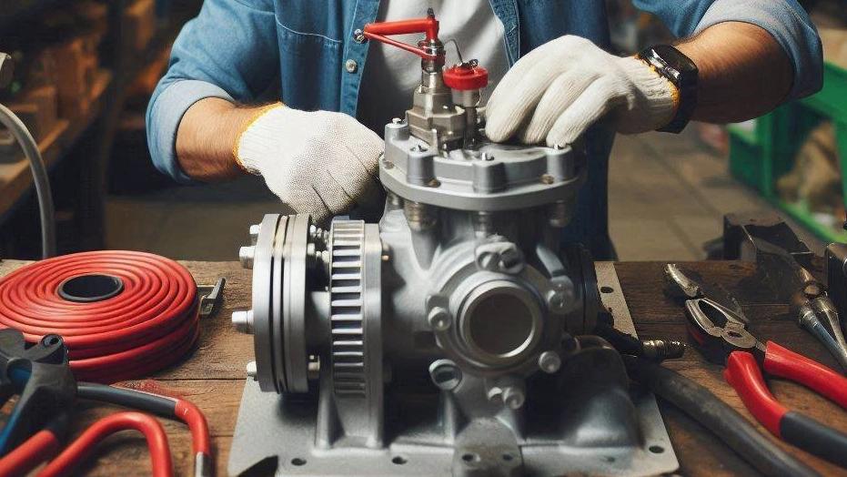 Specialized repairs of the fire pump